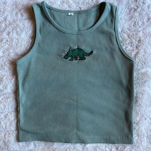 green dino tank